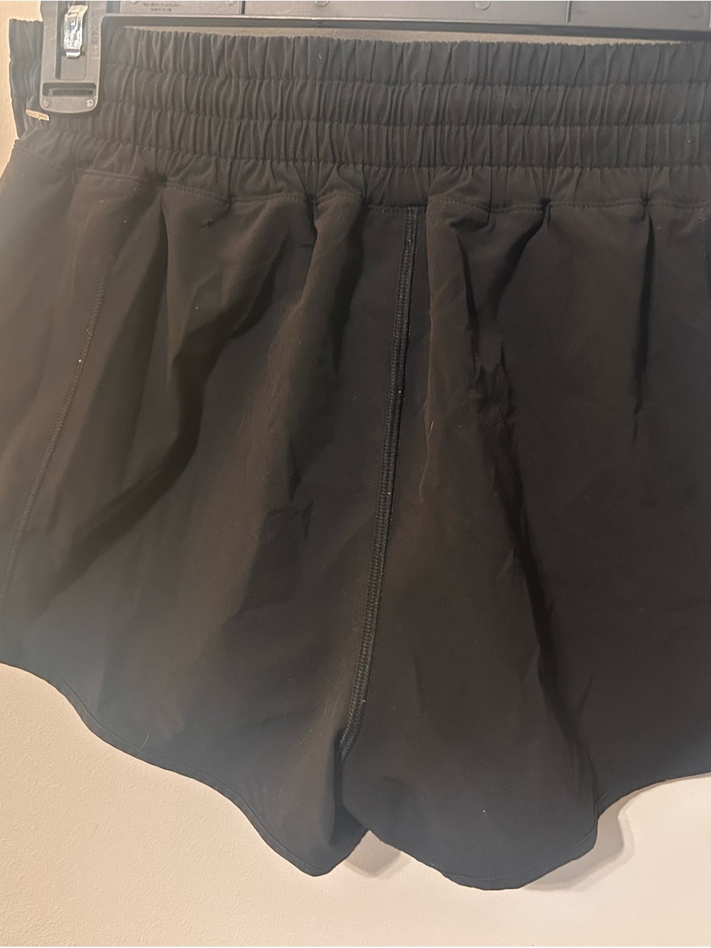 lululemon athletica Black Women's Athletic Shorts with Elastic Waistband
